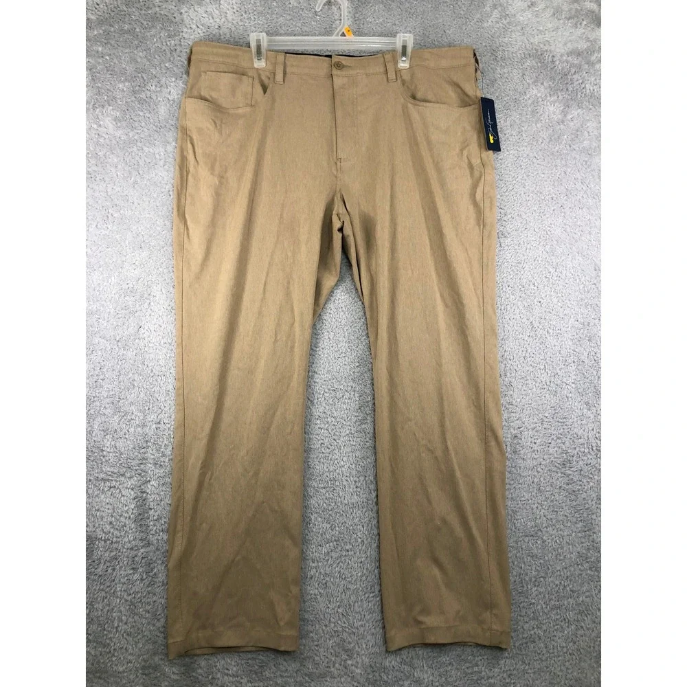 Jack Nicklaus Pants Men 40x30 Chinchilla NWT Golf Stretch Performance UPF 50